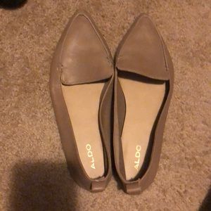 Aldo Tan Leather Flats